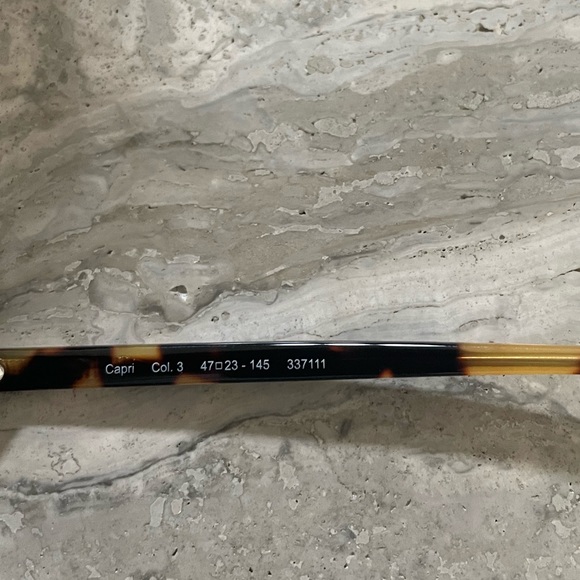 Illesteva Leonard Tortoise/Blue Mirror Sunglasses - Picture 5 of 5